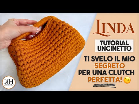 Tutorial for the PERFECT Crochet Clutch Bag! 🤩 #crochet