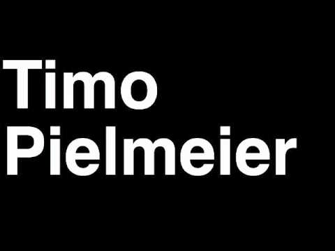 How to Pronounce Timo Pielmeier New Jersey NJ Devils NHL Hockey Player Runforthecube