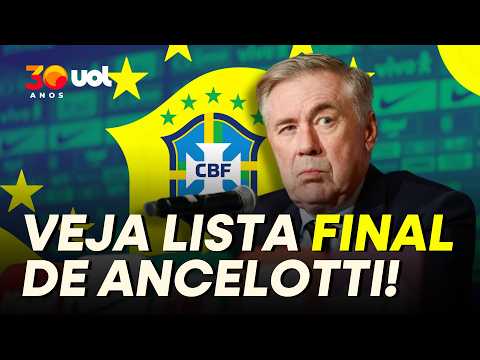 NEYMAR NA COPA DO MUNDO: VEJA CONVOCAÇÃO DE LISTA COMPLETA DE ANCELOTTI