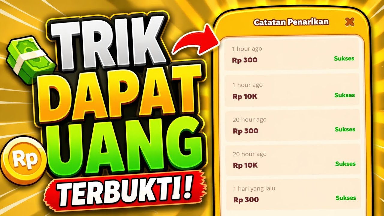 PENARIKAN 10 RB GAME BARU RILIS TANPA NONTON IKLAN | APLIKASI PENGHASIL UANG | GAME PENGHASIL DANA