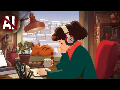 winter lofi mix [3 hours]❄️ relaxing music to chill/study to