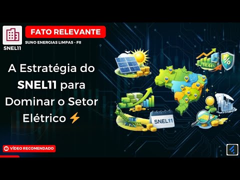 Thumbnail do vídeo: #SNEL11: 20 Novos Contratos Ativos por R$ 436 MILHÕES! A Estratégia para Dominar o Setor Elétrico