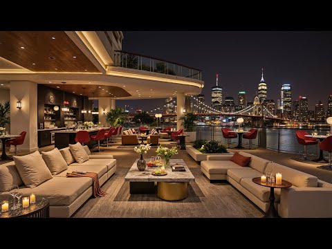 Luxury City Nights Jazz ~ Jazz Relaxing Music at Sophisticated Living Room Escape for Stress Relief