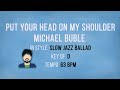 Put Your Head On My Shoulder Michael Buble Karaoke Male Backing Track