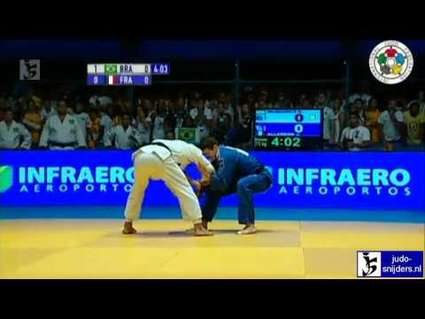 Judo 2012 World Championships Teams Salvador: Mendonca (BRA) - Allardon (FRA) [-73kg] bronze