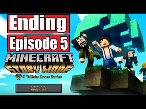 Minecraft Story Mode Episode 5 Gameplay Walkthrough Part 3 Ending - No Commentary FULL EPISODE