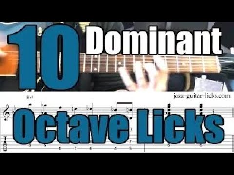 10 Octave Jazz Guitar Licks For Beginners