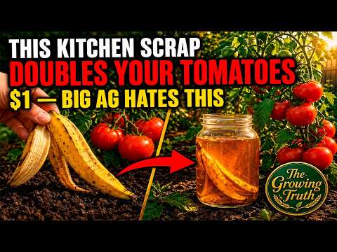 Stop Throwing This Away — The $1 Banana Peel Secret That Doubles Your Tomato Harvest