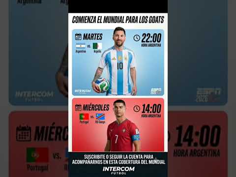COMIENZA EL MUNDIAL PARA LOS GOATS 🐐🏆⚽ #messi #cr7 #mundial2026 #futbol #viral #worldcup #fifa #fyp