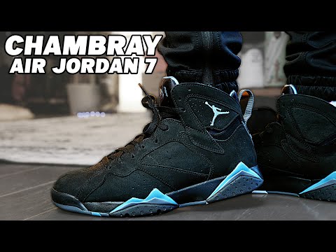 2023 Air Jordan 7 Chambray Review and On Foot ! AMAZING QUALITY !