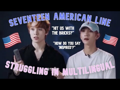 Vernon and Joshua struggling in multilingual (SEVENTEEN)