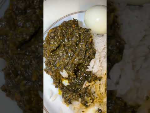 Ghanaian Spinat Stew And Rice