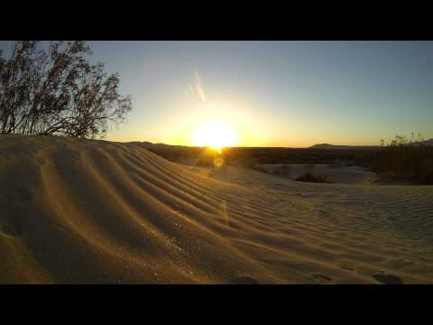 1 hr Desert Sunrise with Meditation Music: Desert Music in the Anza Borrego Badlands