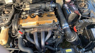Replacing Heater core Hoses. 2G Eclipse 420A Engine
