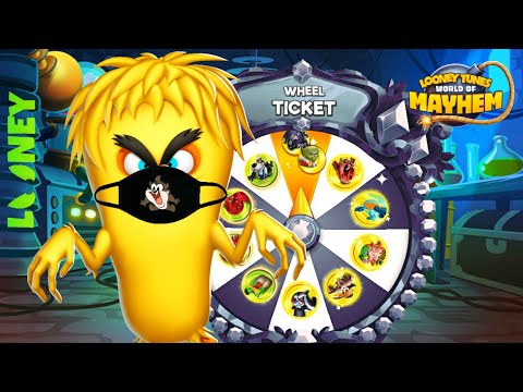 5x Ticket Wheel & Masked Mayhem - Looney Tunes World of Mayhem