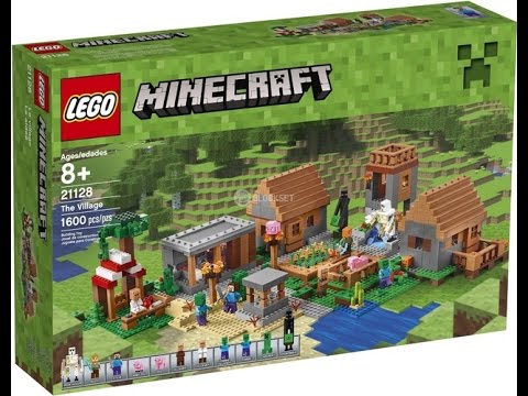 LEGO MINECRAFT - ДЕРЕВНЯ ЖИТЕЛЕЙ ■СБОРКА■