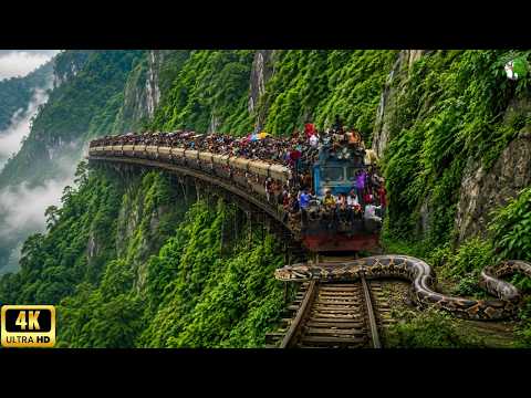 Extreme Train Journeys | World's Most Dangerous Railway Routes | Travel Documentary 4K
