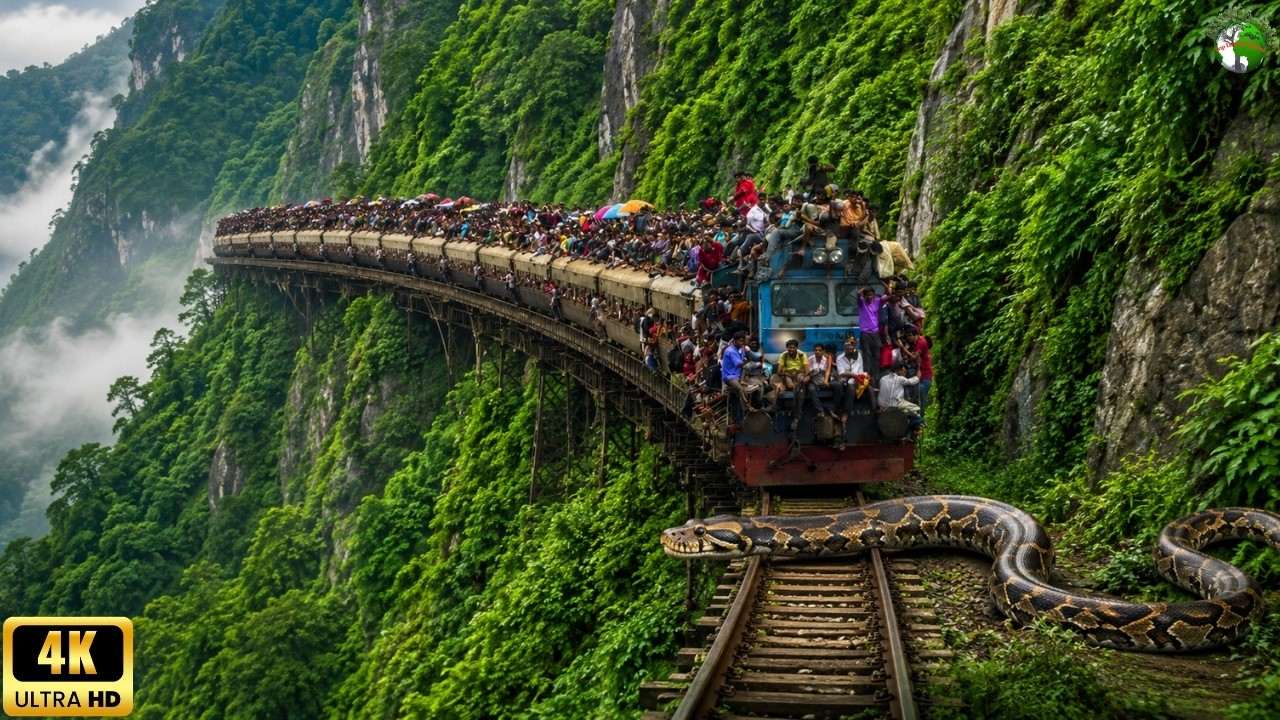 Extreme Train Journeys | World's Most Dangerous Railway Routes | Travel Documentary 4K