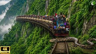 Extreme Train Journeys | World's Most Dangerous Railway Routes | Travel Documentary 4K