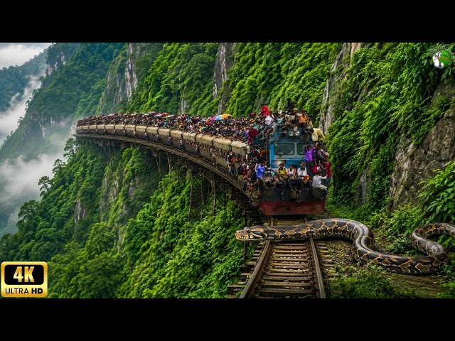 Extreme Train Journeys | World's Most Dangerous Railway Routes | Travel Documentary 4K