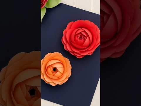 DIY paper rose making | #shorts #shortscraft #craftideas