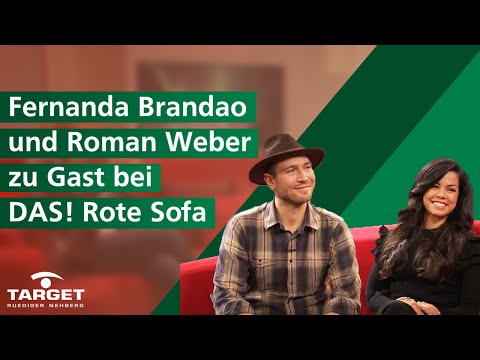 Roman Weber & Fernanda Brandão bei Das! Rote Sofa | Target e. V. Rüdiger Nehberg