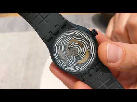 Eine Swatch Automatik Uhr mit einem ETA C10.111 Werk Sistem 51