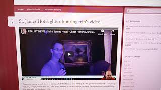 preview picture of video 'Haunted St. James Hotel #ghost #haunted'