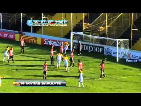 Gol de Matías Sarulyte Olimpo 1-1 Estudiantes