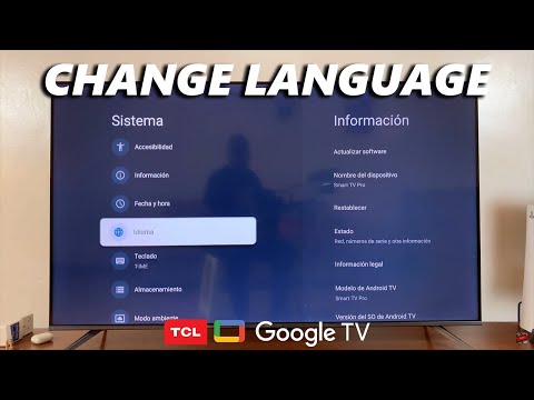 How To Change Language On TCL Google TV