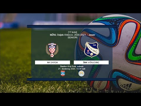 [UŽIVO] NK Darda - ŠNK Višnjevac [MŽNL][17.kolo][21.11.2020.]