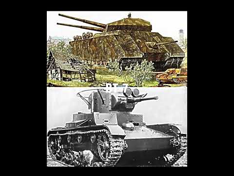 P-1000 RATTE VS SOVIET TANKS #shots #ww2 #tanks