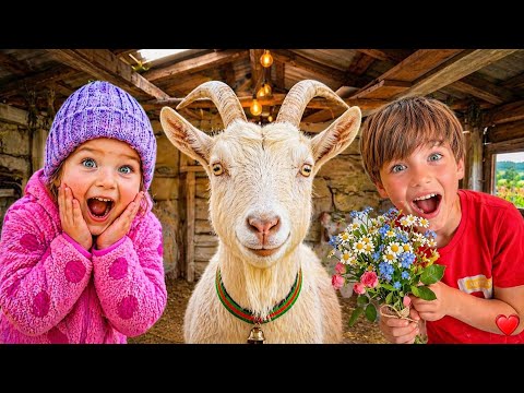 Prima ÎNTÂLNIRE cu CAPRA‼️/ Reacții NEAȘTEPTATE 😱