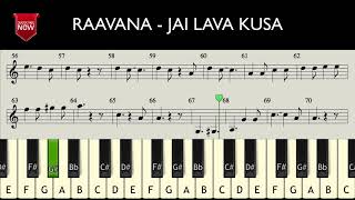 RAAVANA - JAI LAVA KUSA - ( HOW TO PLAY ) MUSIC NOTES