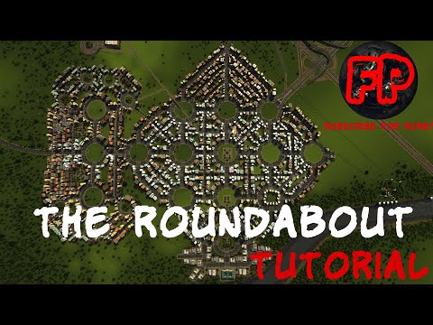 The Roundabout Experiment Cities Skylines - Traffic and zoning management tutorial and inspiration