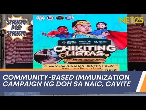 Community-based immunization campaign ng DOH sa Naic, Cavite Siyento Por Siyento