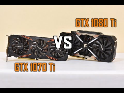 GIGABYTE GTX 1070 Ti Gaming 8G vs GTX 1080 Ti AORUS Video