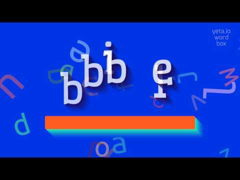 How to say "bibble"! (High Quality Voices)