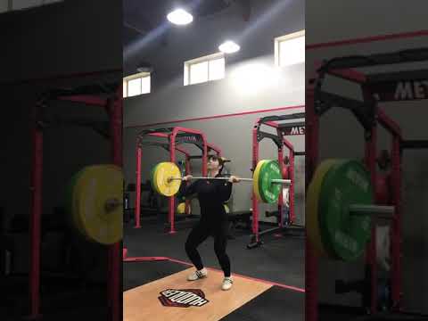 Easy 65kg C&k by a pretty gal