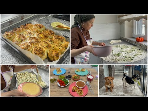 HAZIR YUFKADAN SU BÖREĞİ TADINDA ❗️SOSLU RULO BÖREK YAPIMI✅VLOG