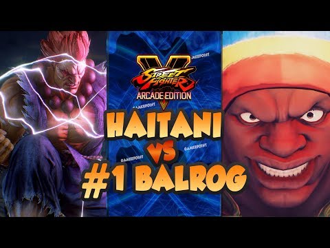 HAITANI [Balrog] vs THE BEST BALROG! Street Fighter V Arcade Edition