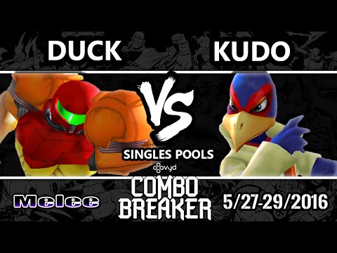 CB2016 Pools - Duck (Samus) Vs. Kudo (Falco, Marth) SSBM - Smash Melee