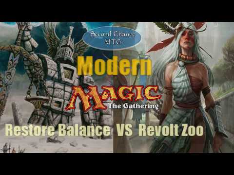 MTG Modern - Restore Balance VS Revolt Zoo - Magic the Gathering Second Chance MTG Stream