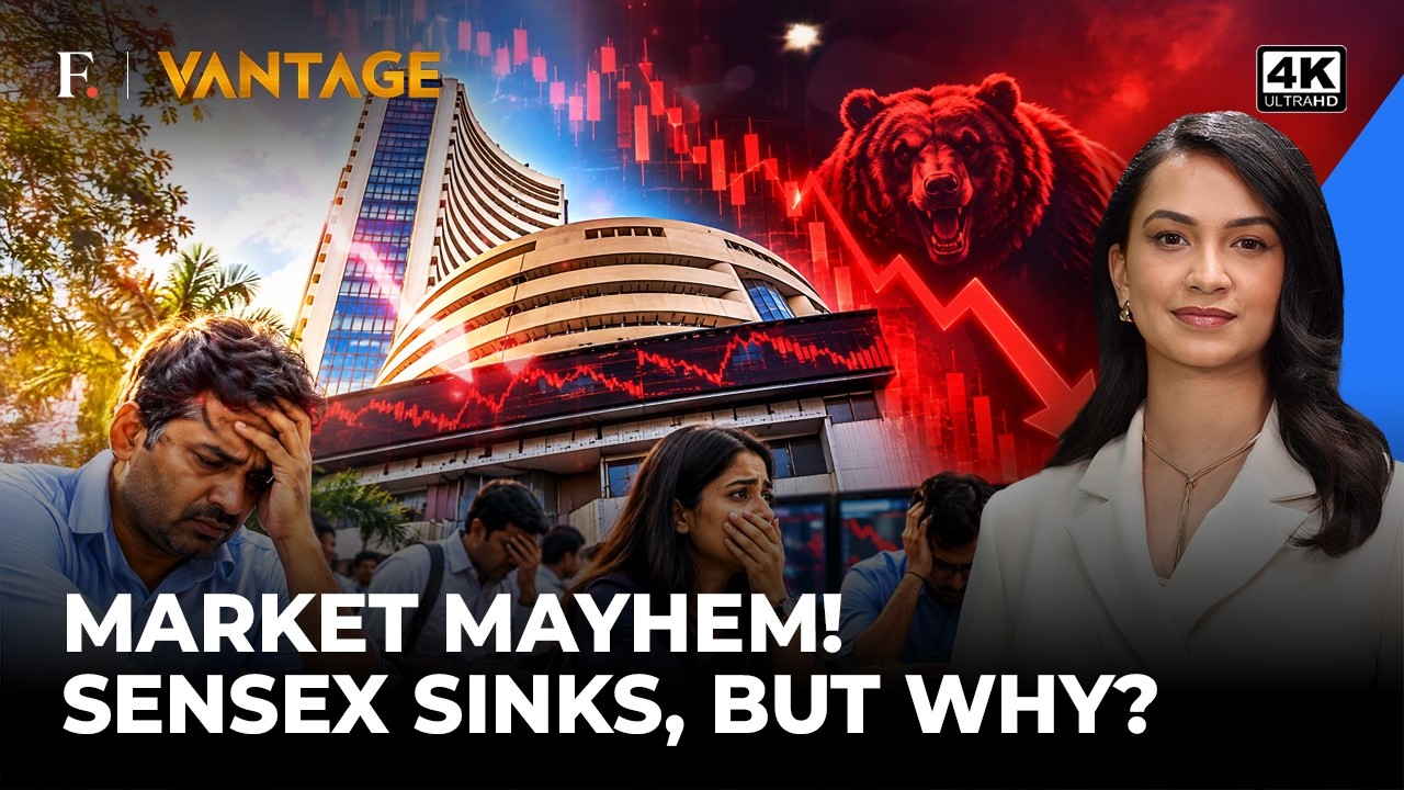Red-Hot Sell-Off! What’s Driving The Sensex, Nifty CRASH, Explained | Vantage On Firstpost | 4K
