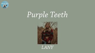 Purple Teeth - LANY (Lyric Video)