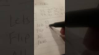 Lottery Pick 2 Straight System I Created