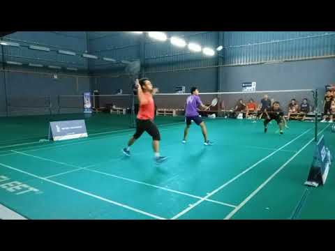 Badminton SF Men's Double Bakat Baru Puchong Tournament - Hashim / Azmir Vs Shahrizal / Naim Asyraff