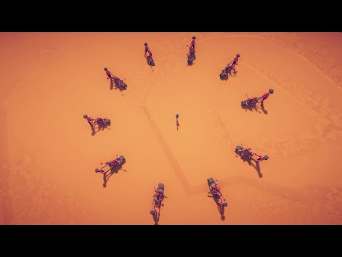 10 WHEELBARROW vs ALL UNITS - TABS Totally Accurate Battle Simulator