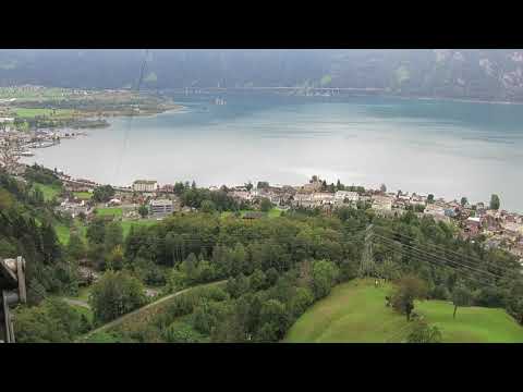 Luftseilbahn Flüelen - Gibel Talfahrt - cable car Switzerland