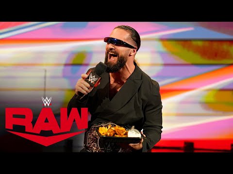 Seth “Freakin” Rollins taunts “Dirty” Dom with some Buffalo wings: Raw highlights, July 10, 2023